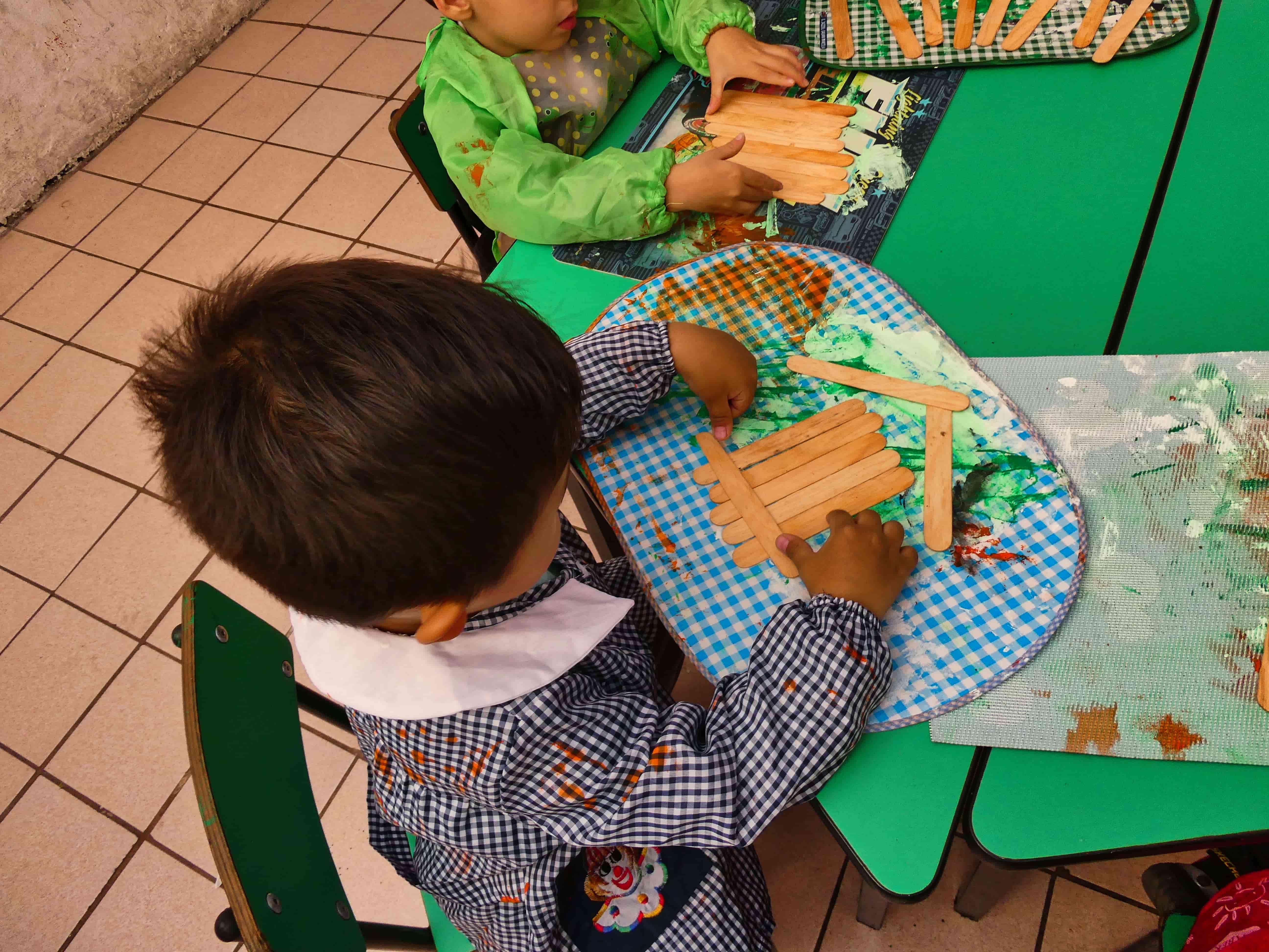 Niños en actividades de kínder y preescolar en Happy Days, Portales CDMX